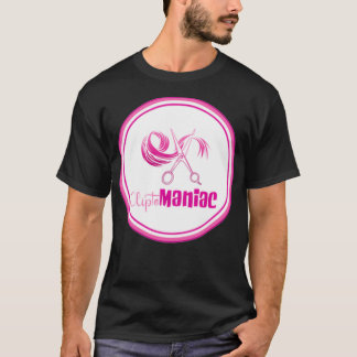 Camiseta CliptoMANIAC Rosa en blanco