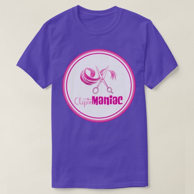 Camiseta CliptoMANIAC Rosa en rosa (Diseño del anverso)