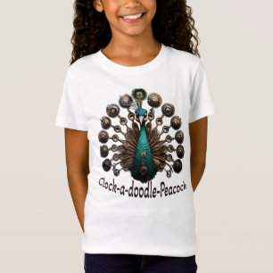 Camiseta Clock-a-doodle-Peacock
