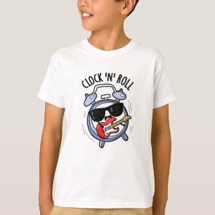 Camiseta Clock And Rolly Funny Rock Pun