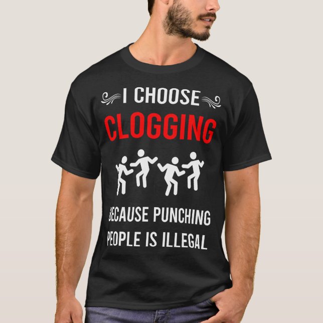 Camiseta Clogger de cierre de punzonado (Anverso)