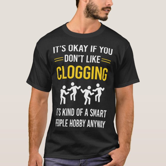Camiseta Clogger De Clog De Personas Inteligentes Cerrando (Anverso)