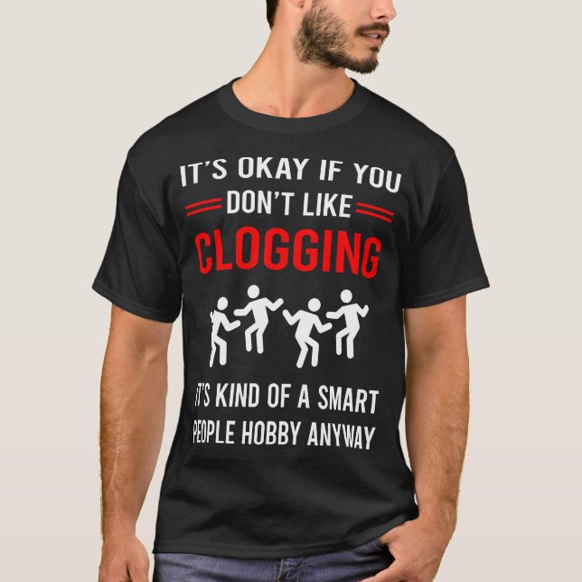 Camiseta Clogger de R Smart People Cloging Clog (Anverso)