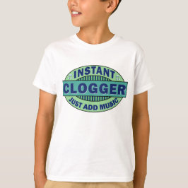 Camiseta Clogger inmediato apenas añade música