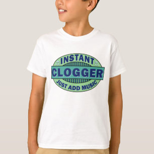 Camiseta Clogger inmediato apenas añade música