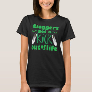 Camiseta Cloggers sale un retroceso de vida lindo