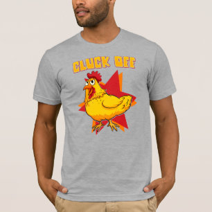 Camiseta Cloqueo del pollo de la novedad del granjero de