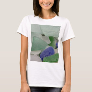 Camiseta Close up of beach glass, Alaska