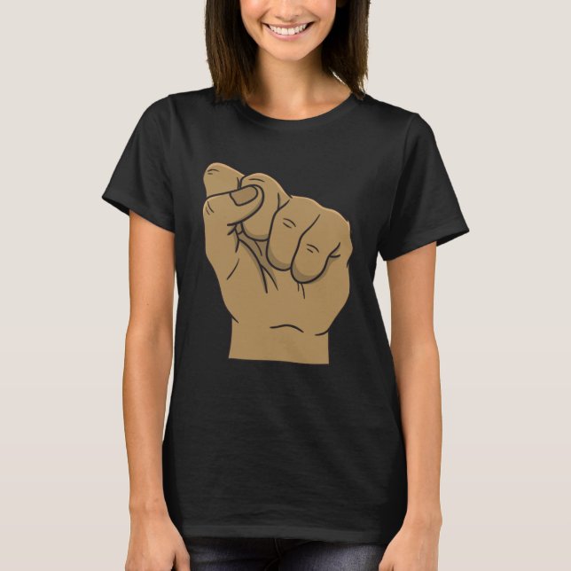Camiseta Closed Fist Resistance Opposition (Anverso)