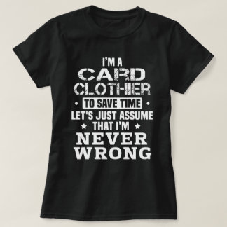 Camiseta Clothier de tarjeta