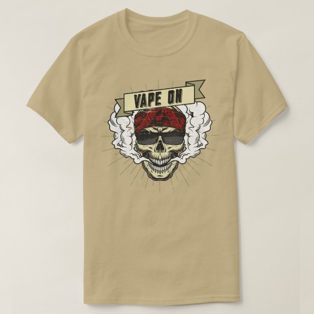 Camiseta Cloud Chaser Vaping Rocker Biker Vape On (Diseño del anverso)