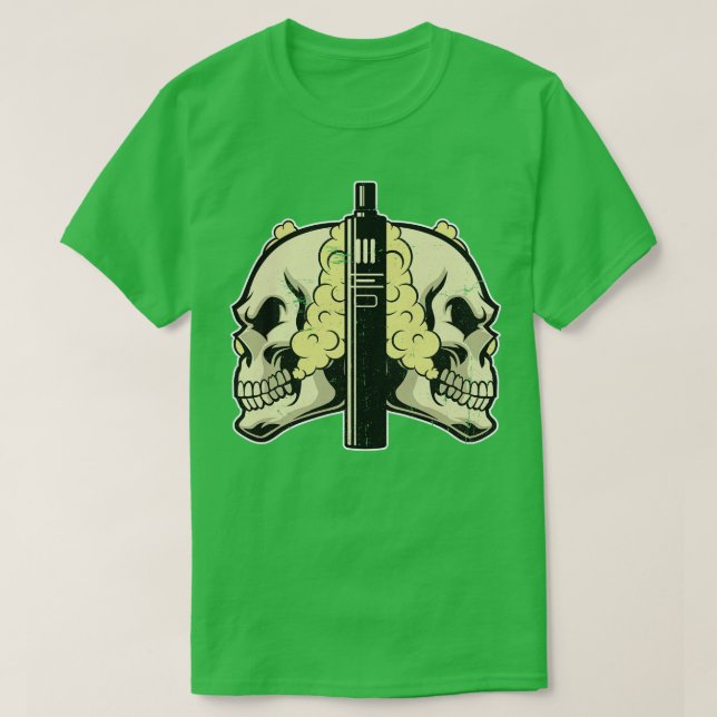 Camiseta Cloud Chaser Vaping Skull (Diseño del anverso)