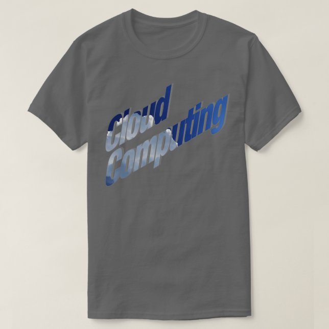 Camiseta Cloud Computing (Diseño del anverso)