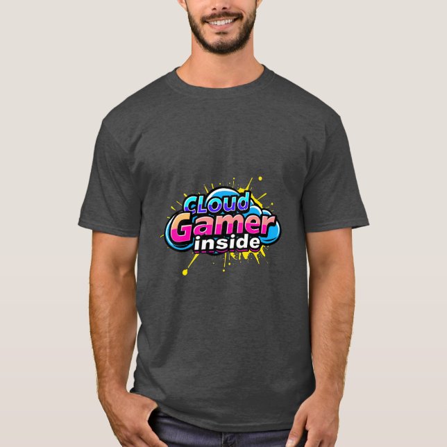 Camiseta Cloud gamers inside  (Anverso)