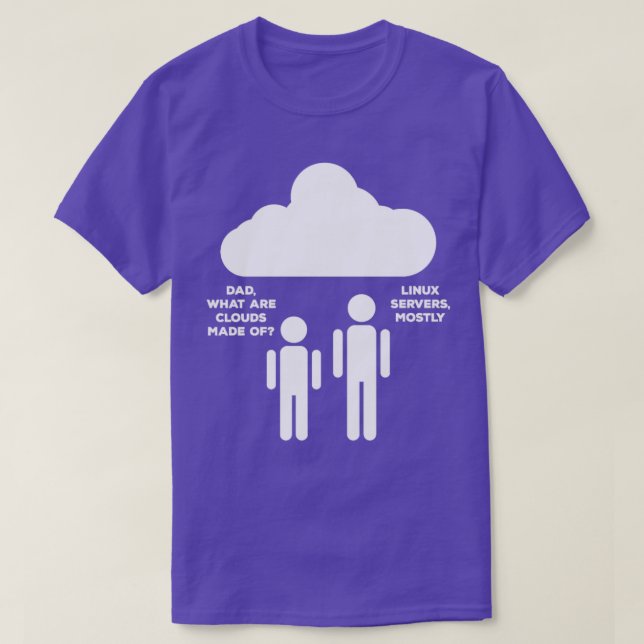 Camiseta Cloud Linux (Diseño del anverso)
