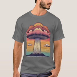 Camiseta Cloud Mushroom Sunset