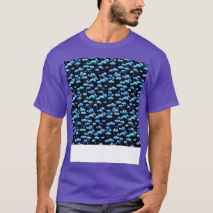 Camiseta Cloud Seamless Pattern Sky Cloudscape Day Flotante