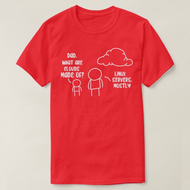 Camiseta Cloud Storage Data Server Information Technology C (Diseño del anverso)