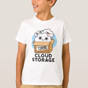 Camiseta Cloud Storage Funny Weather Technology Pun