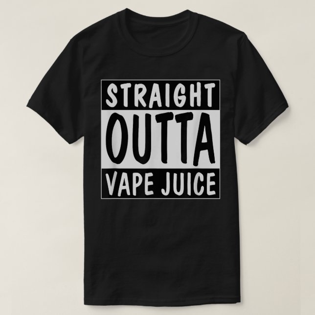 Camiseta Clouds Vaping Juice de Vape Saliendo Directamente (Diseño del anverso)