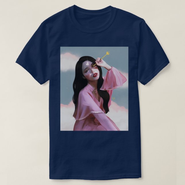 Camiseta Cloudy Love (Diseño del anverso)