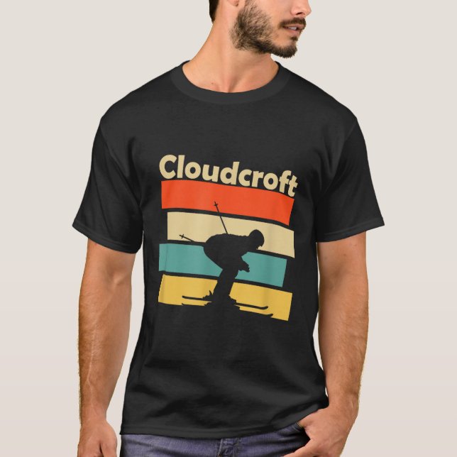 Camiseta Clouroft New Mexico Retro Ski  (Anverso)