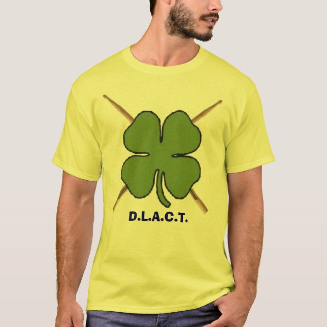 Camiseta clover1, D.L.A.C.T. (Anverso)
