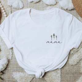 Camiseta CLOVER Elegante Bosque de Pinos Mama