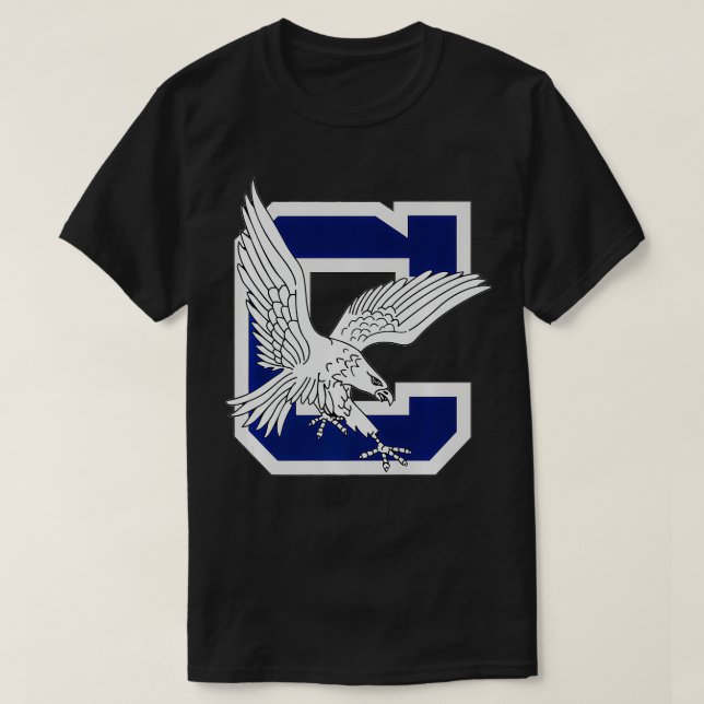 Camiseta Clover High School Blue Eagles Premium (Diseño del anverso)