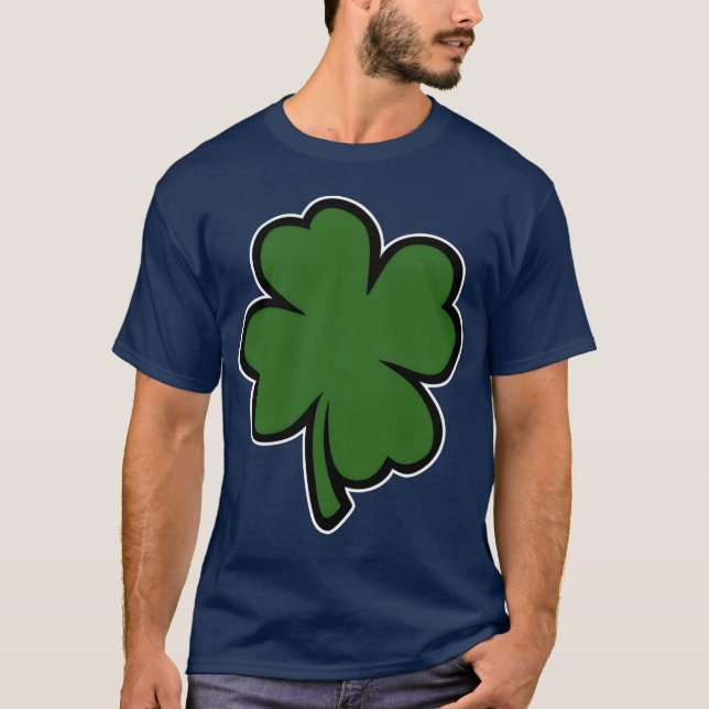 Camiseta clover quote funny (Anverso)