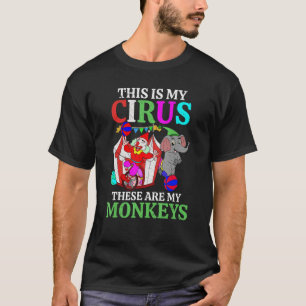 Camiseta Clowe Elephant Circus Event Carny Circus