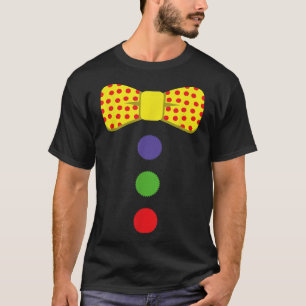 Camiseta Clowe Te Costume Circus Rainbow Halloween Carniva
