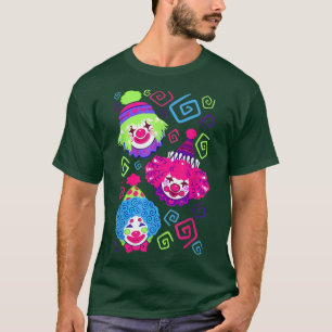 Camiseta Clown Circus Carnival Costume de cumpleaños niños 