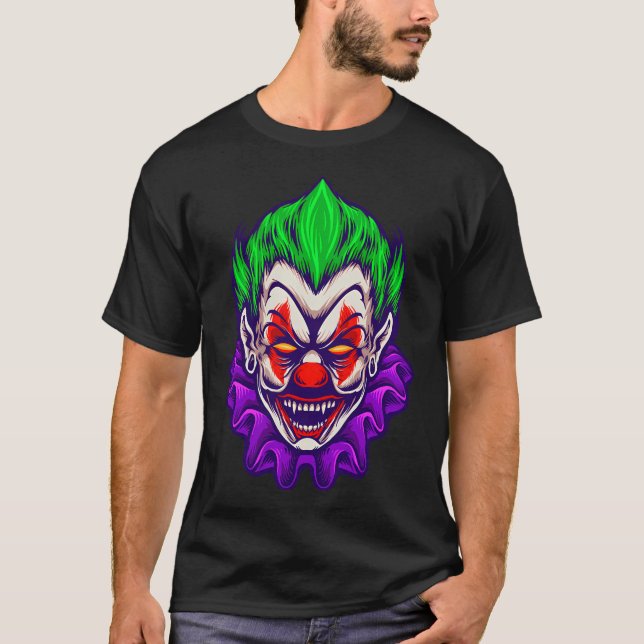 Camiseta Clown Joker Vampiro Horror (Anverso)