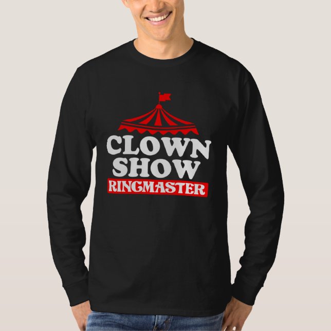 Camiseta Clown Show Ring Master  1 (Anverso)
