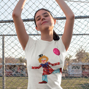 Camiseta Clown With A Balloon Girls T-Shirt