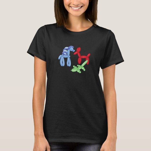 Camiseta Clowncore Clown Balloon Animals   (Anverso)