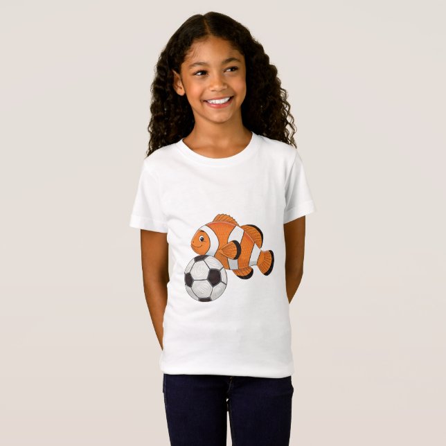 Camiseta Clownfish and Soccer Ball (Anverso completo)