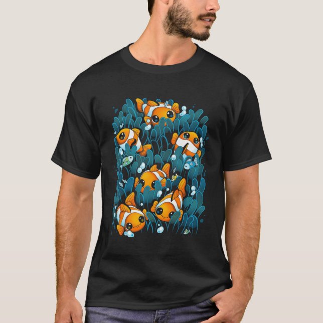 Camiseta Clownfish Kids Cute Clown Fish (Anverso)