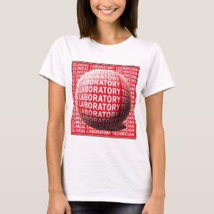CAMISETA CLT SPHERE SANGRE TÉCNICA DE LABORATORIO CLÍNICO