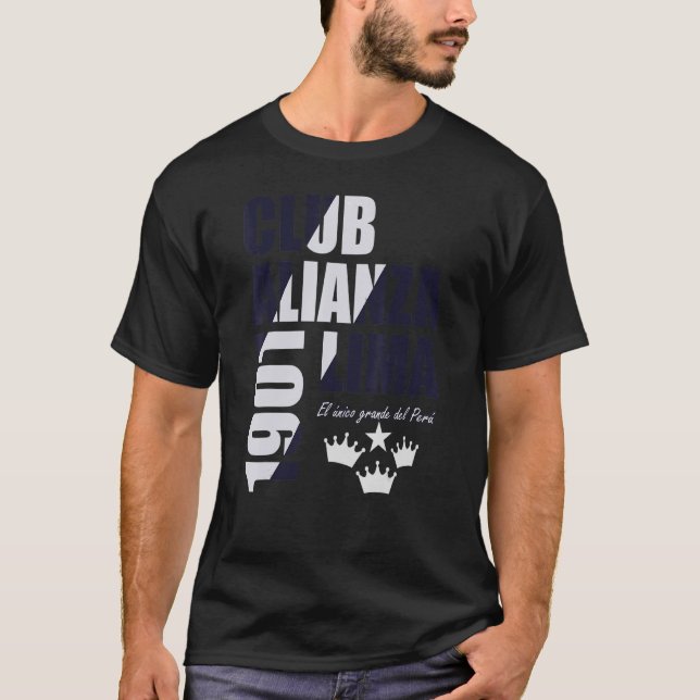 Camiseta Club Alianza Lima Corazon (Anverso)