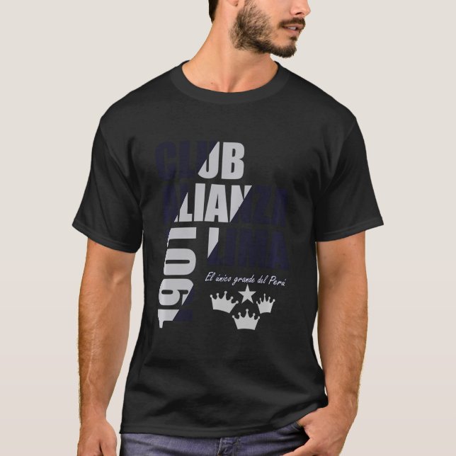 Camiseta Club Alianza Lima Corazon (Anverso)