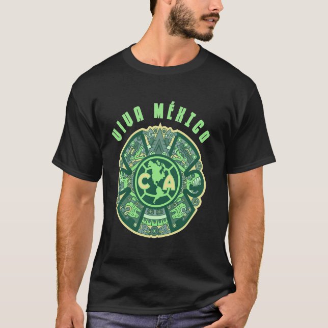 Camiseta Club América apoya al equipo mexicano de fútbol ¡V (Anverso)
