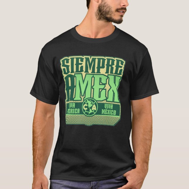Camiseta Club América apoya al equipo mexicano de fútbol ¡V (Anverso)