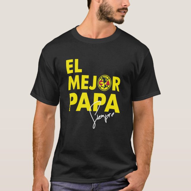 Camiseta Club America El mejor papá siempre (Anverso)