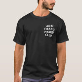 Camiseta Anti Otaku Otaku Club Logo Blanco Delantero At