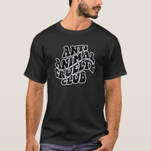 Camiseta Club Antia Crueldad Animal Lindo Vegano Vegetarian