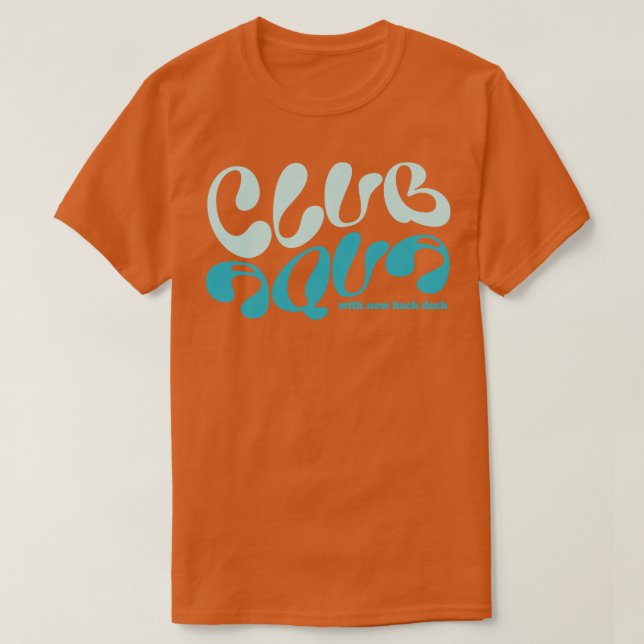 Camiseta Club Aqua con nueva cubierta (Diseño del anverso)
