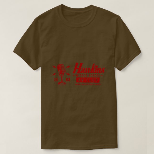 Camiseta club av de clase media hawkins (Diseño del anverso)