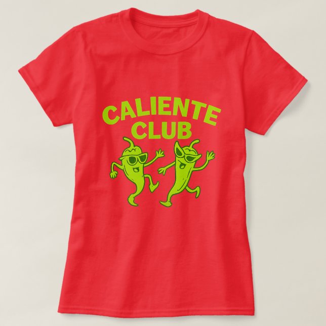 Camiseta Club Caliente (Diseño del anverso)
